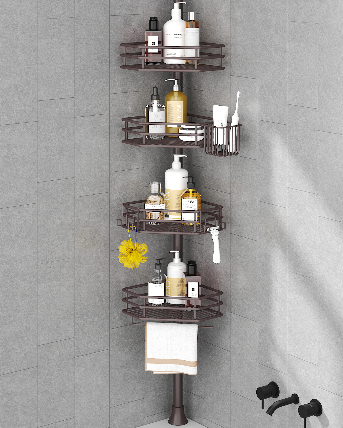 SEIRIONE 04 Shower caddy Tension Pole