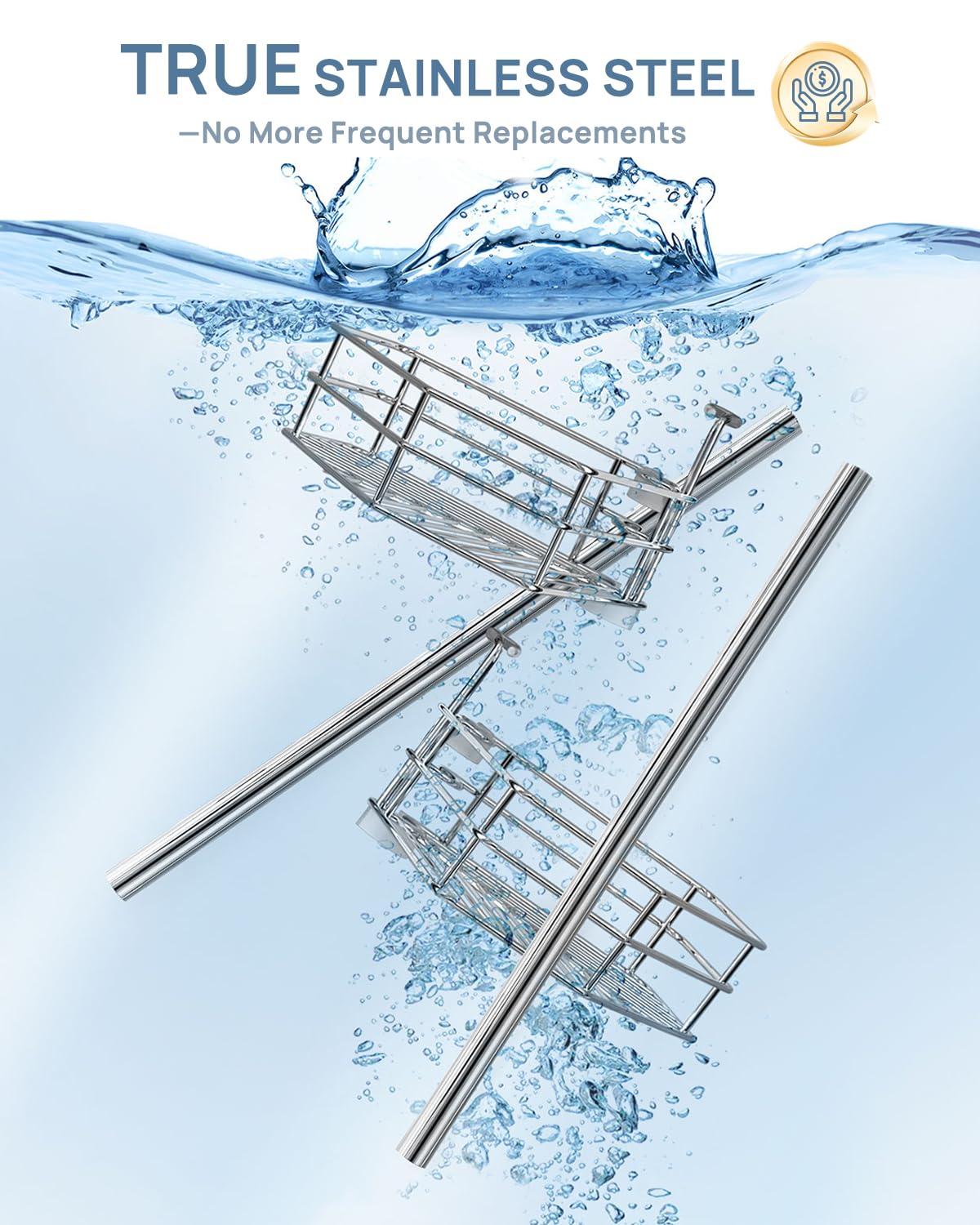 SEIRIONE 04 Shower caddy Tension Pole