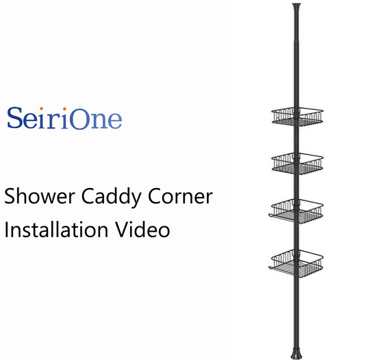 SEIRIONE 02 Shower caddy Tension Pole