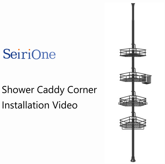 SEIRIONE 04 Shower caddy Tension Pole
