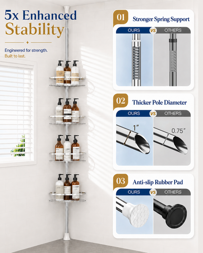 SEIRIONE 03 Shower caddy Tension Pole