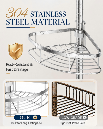 SEIRIONE 03 Shower caddy Tension Pole