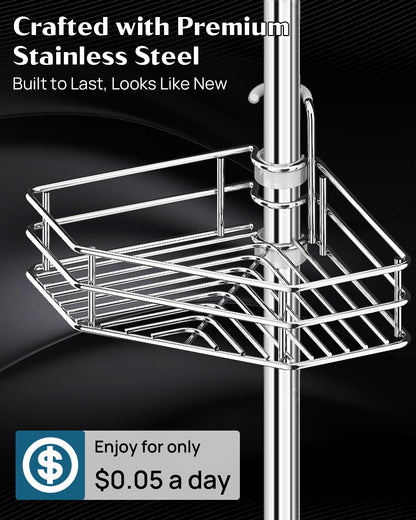 SEIRIONE 04 Shower caddy Tension Pole